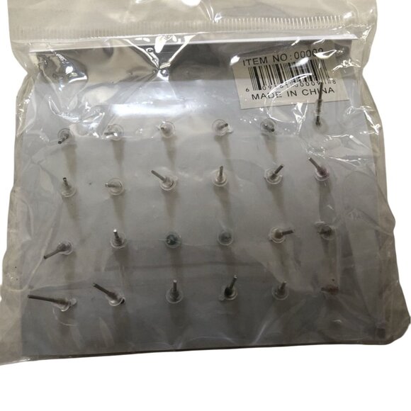 Fashion Jewelry Earring Set 12 Pairs Multicolor Pearl Studs For Women Girls - Picture 3 of 4